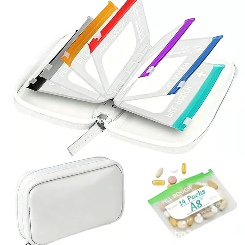 MEDVOY – Travel Pill Organizer Bag Set for Easy On-the-Go Organization