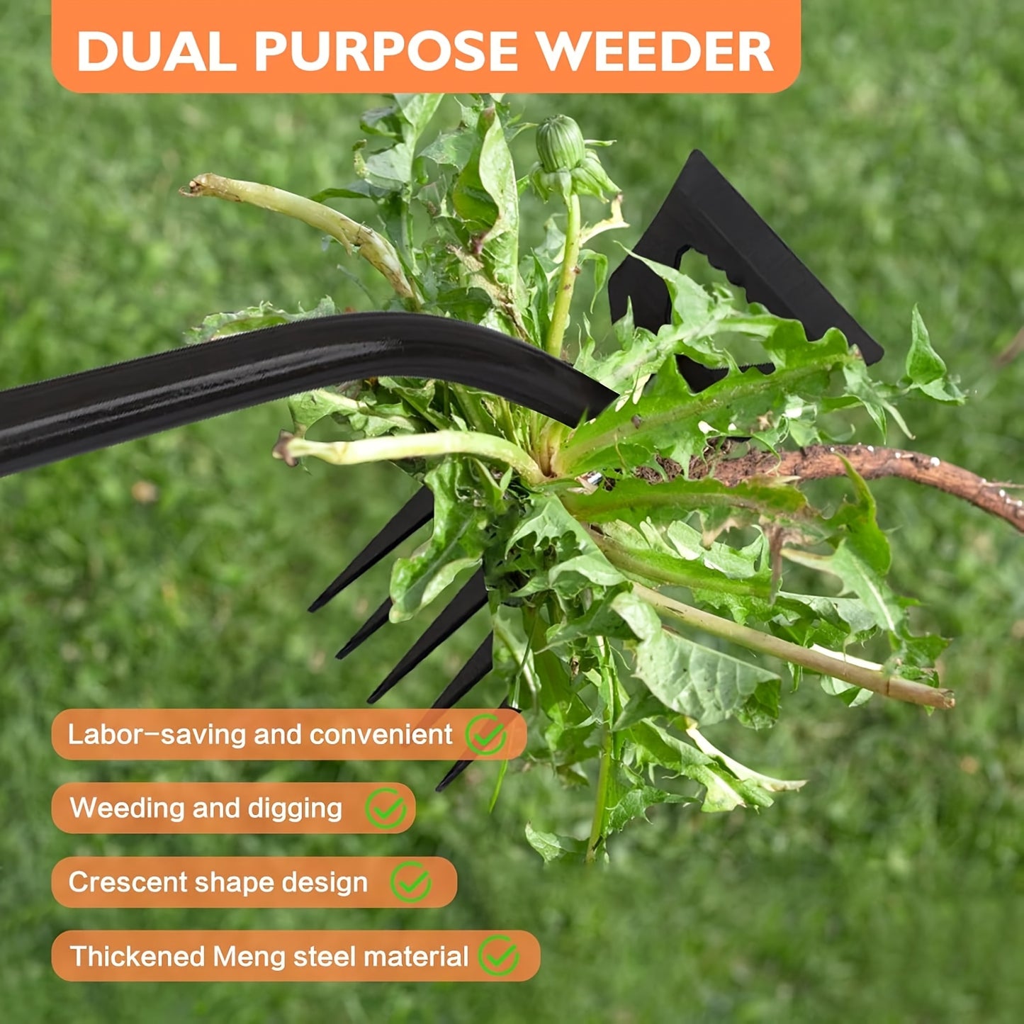 ROOTFLOW – Carbon Steel Manual Weeder for Root Removal