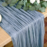 BOHOCRISP – Crinkled Cheese Tablecloth for Elegant Boho and Holiday Table Styling