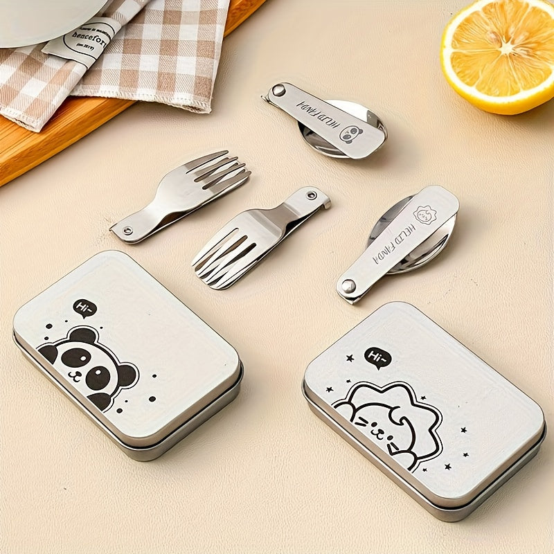 FOLDMATE – Portable Folding Fork Spoon Set