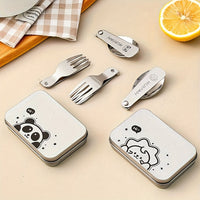 FOLDMATE – Portable Folding Fork Spoon Set