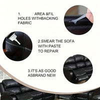 LEATHERLIVA – Black PU Leather Edge Filler Repair Cream