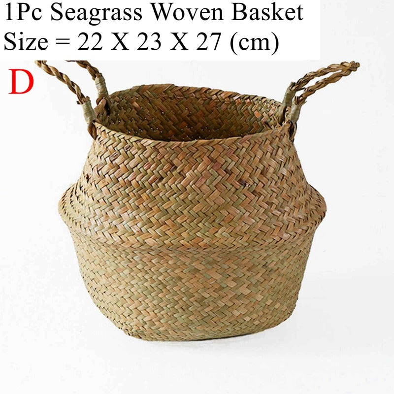 EARTHWEAVE – Seagrass Woven Storage Basket