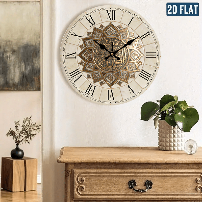 ROMEWICK Retro Roman Wooden Wall Clock
