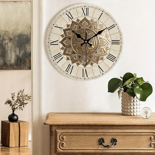 ROMEWICK Retro Roman Wooden Wall Clock
