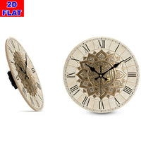 ROMEWICK Retro Roman Wooden Wall Clock