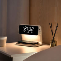 GLOWDOCK – 3-in-1 Bedside Lamp with Easy Wireless Charging