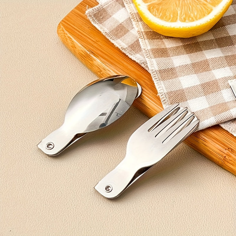 FOLDMATE – Portable Folding Fork Spoon Set