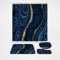 MARBLIS – Marble Print Shower Curtain for Elevated Bath Styling