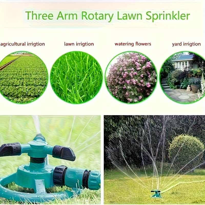 SPRINKLIVA – 360° Rotating Garden Sprinkler for Lawn Irrigation