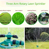SPRINKLIVA – 360° Rotating Garden Sprinkler for Lawn Irrigation