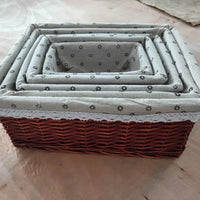 WILLOWCRAFT – Handmade Storage Basket Organizer