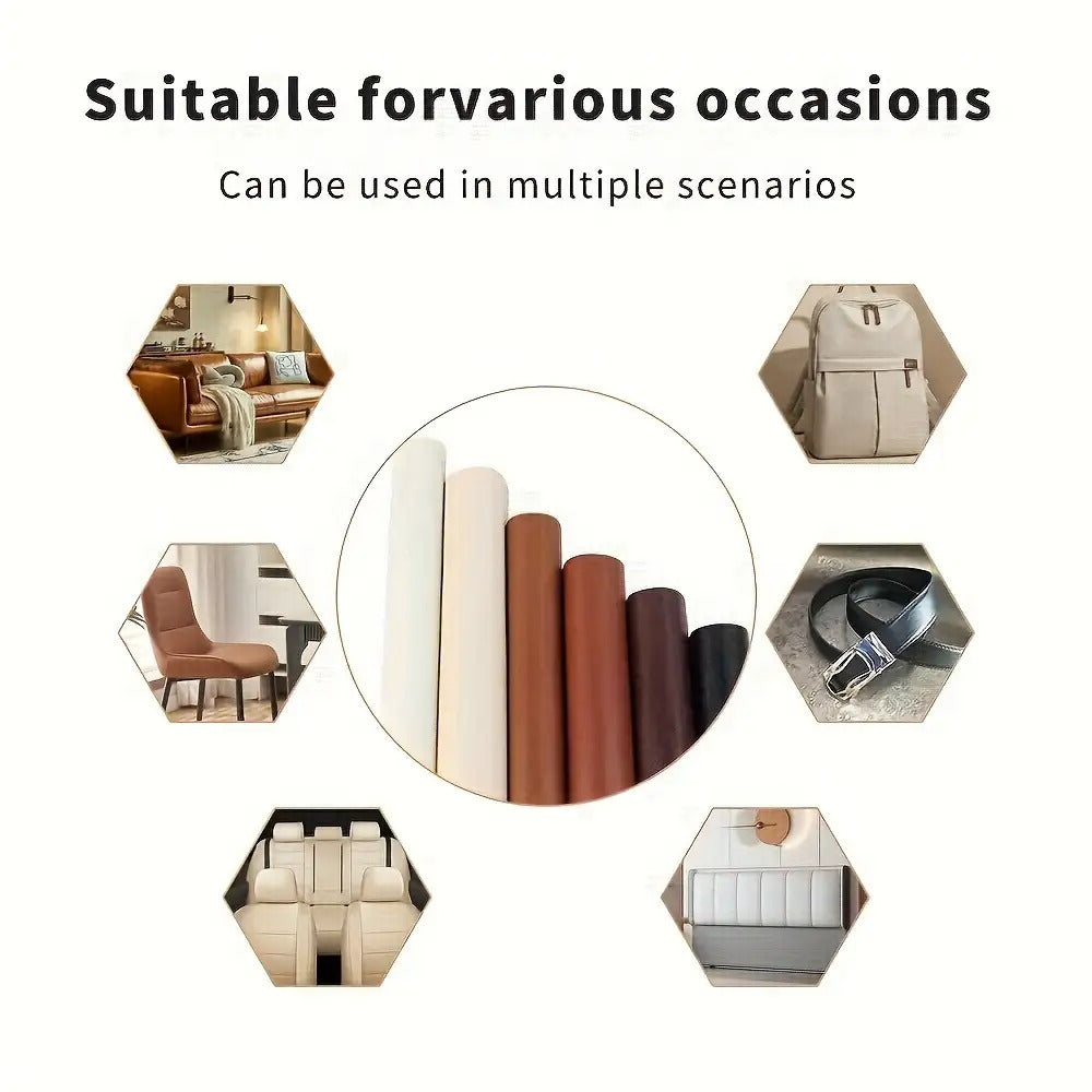 UPHOLUXE – Self-Adhering Faux Leather Repair Patch for Furniture