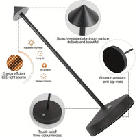 LUMIORA – Rechargeable Wireless LED Atmosphere Desk Lamp with Touch Control