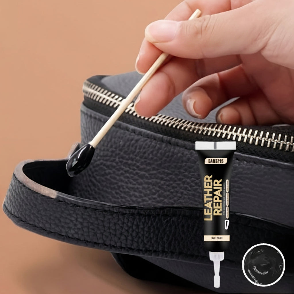 LEATHERLIVA – Black PU Leather Edge Filler Repair Cream