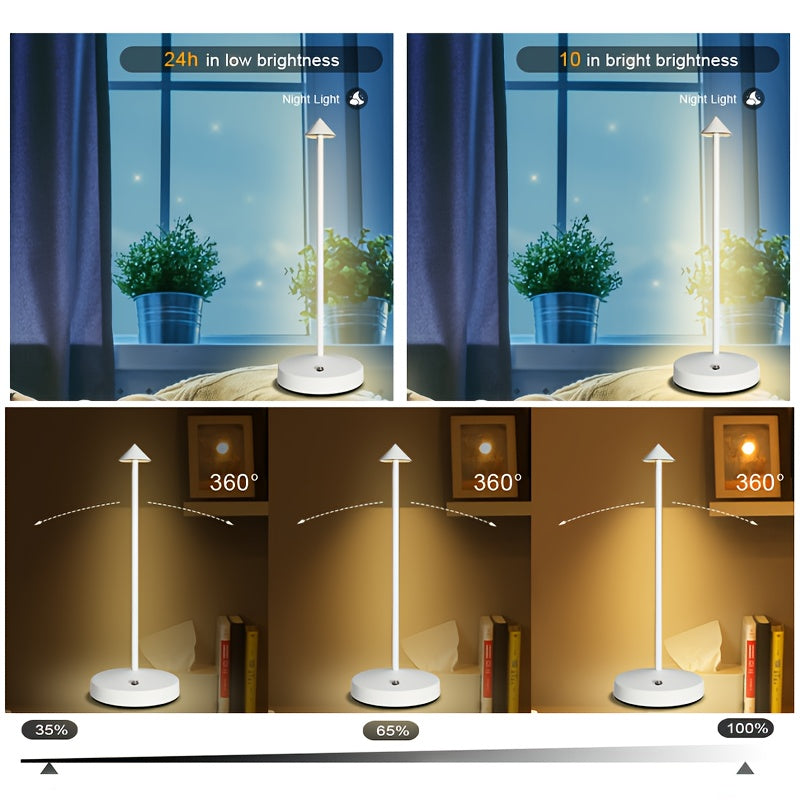 LUMIORA – Rechargeable Wireless LED Atmosphere Desk Lamp with Touch Control