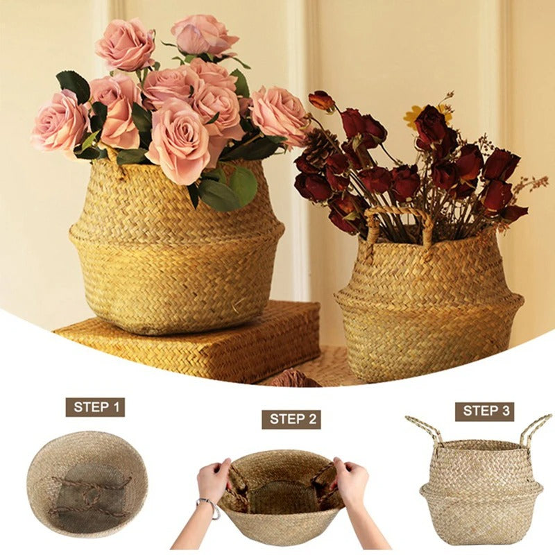 EARTHWEAVE – Seagrass Woven Storage Basket