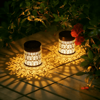 LOTUSLUX – Solar Outdoor Lotus Projection Table Lamp