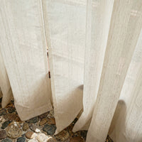 BAMVISTA – Faux Linen Outdoor Sheer Curtains for Privacy and Boho Patio Styling