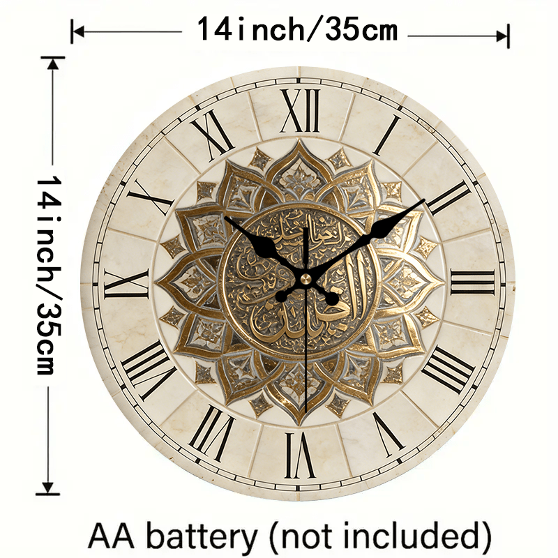 ROMEWICK Retro Roman Wooden Wall Clock