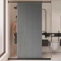 FLEXICURVE – Magnetisk foldbart bruseforhæng til walk-in badeværelser