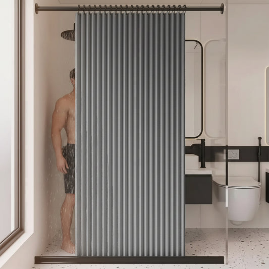 FLEXICURVE – Foldable Shower Curtain for Walk-In Bathrooms