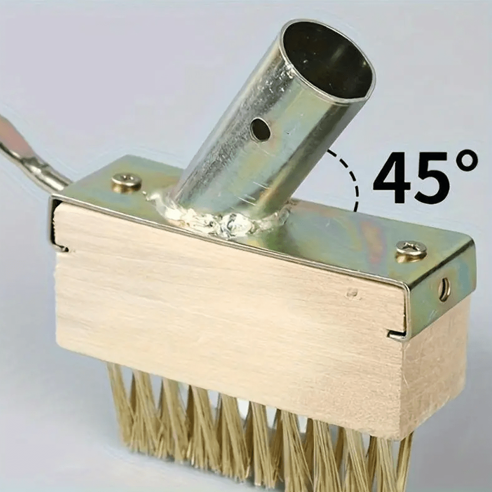 WEEDRAKE – Manual Crevice Weeding Tool with Long Handle Wire Scraper
