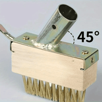 WEEDRAKE – Manual Crevice Weeding Tool with Long Handle Wire Scraper