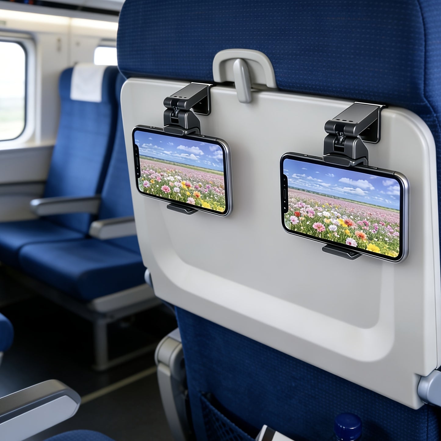 AIRNEST – Compact 360° Phone Holder for Airline Travel Comfort