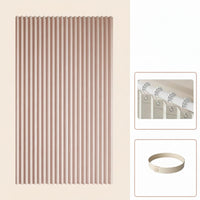 CURVASHIELD – Foldable Magnetic Accordion Shower Curtain Waterproof Design