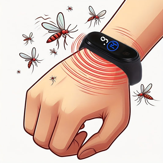 SUMMERFLOW – Unisex Mosquito Repellent Watch Style Bracelet