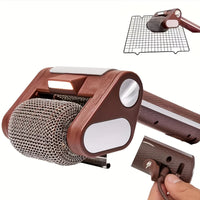 GRATECHARGE – Electric BBQ Brush with Stainless Cleaning Roller