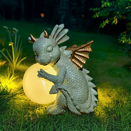 DINOGLOW – Solar Meditation Dinosaur Statue Light