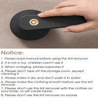 LINTORA – USB Rechargeable Fabric Shaver for Portable Clothes and Lint Removal