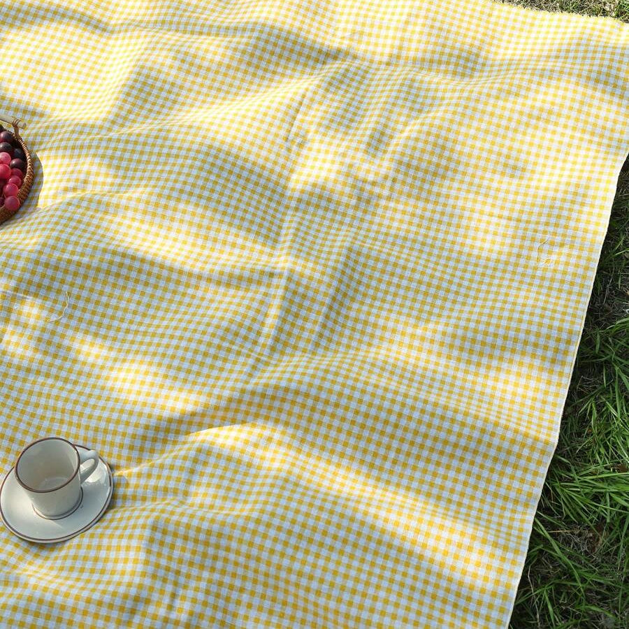 PICLUX – Minimalist Plaid Outdoor Picnic Mat for Quick-Dry Travel and Leisure Use