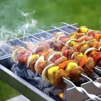 GRILLSPIKE – Stainless Steel BBQ Skewers Set