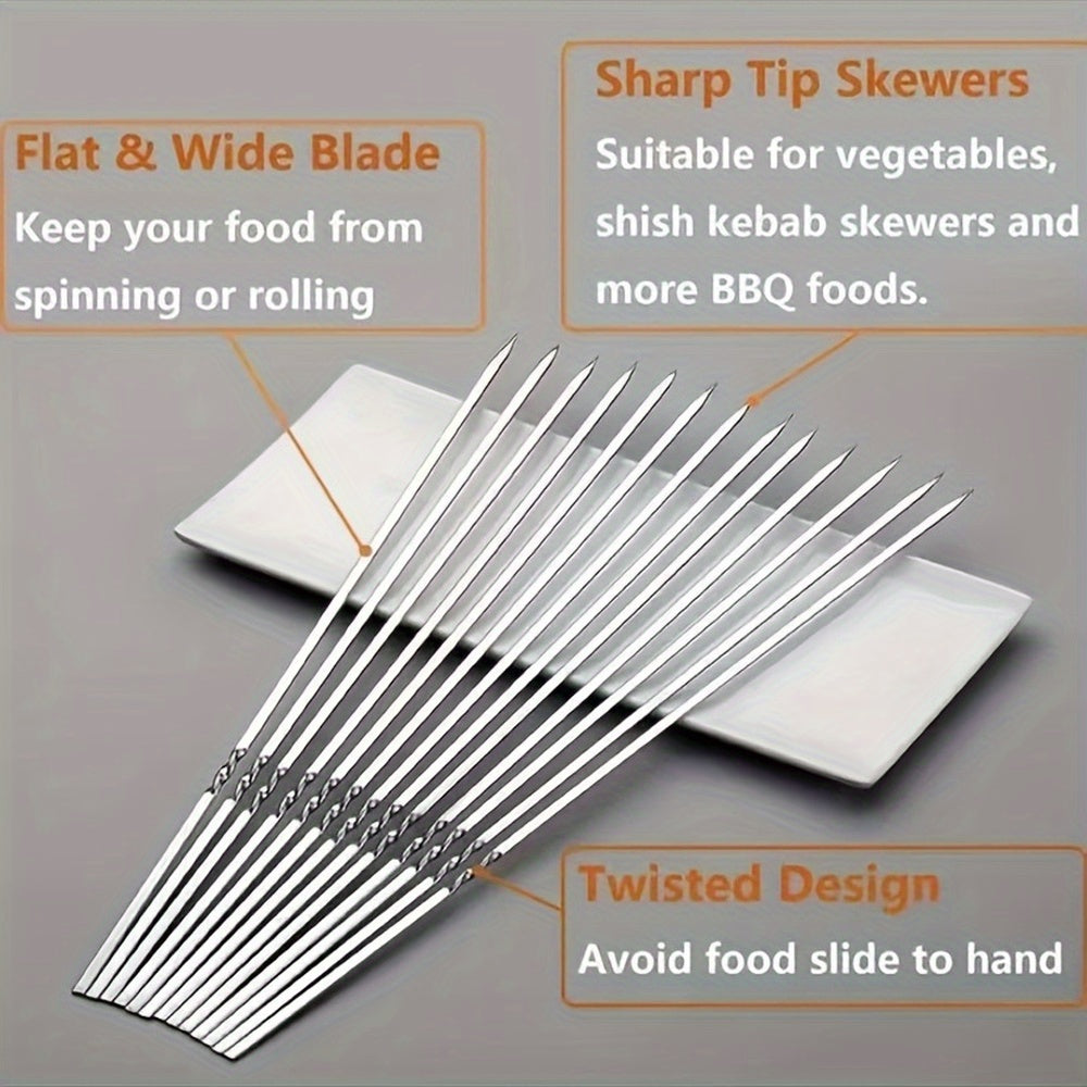 GRILLSPIKE – Stainless Steel BBQ Skewers Set