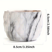 CERANEST – Vibrant Marble Style Planters for Indoor & Outdoor Décor