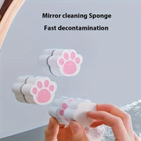 MIRRORGLOW – Streak-Free Magic Sponge for Glass & Mirror Cleaning