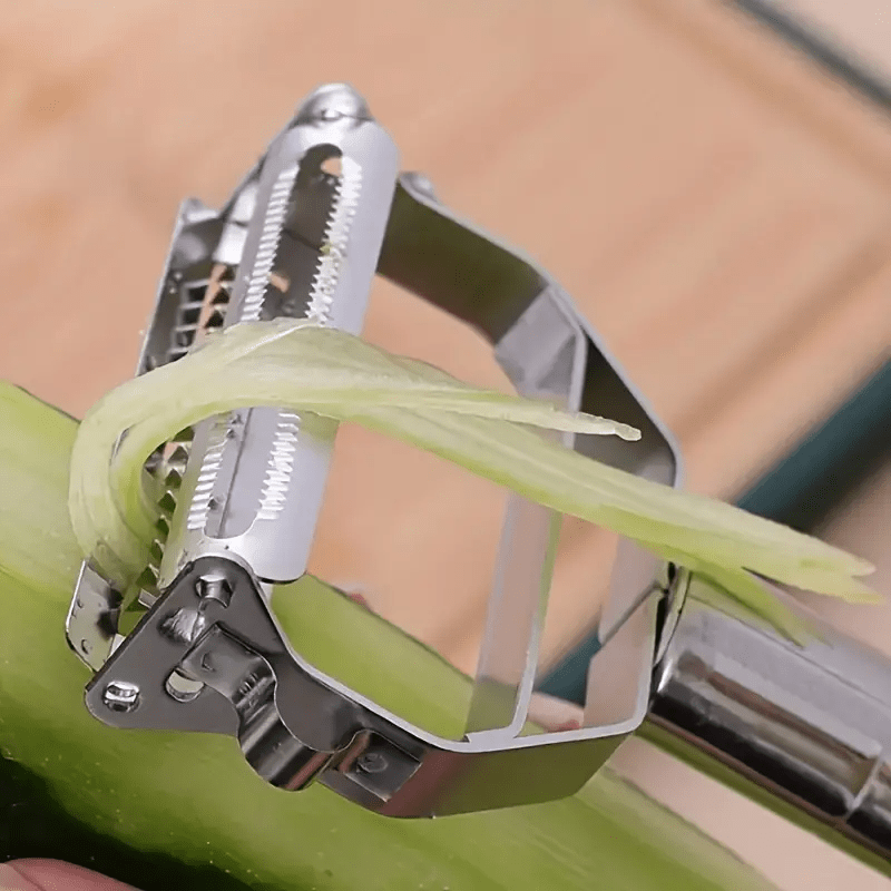 SLICEFLEX – Edelstahl Gemüseschäler & Julienneschneider