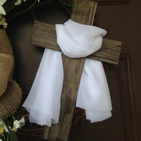 SACREDHALO – Wreath and Cross Wall Decor for Graceful Display
