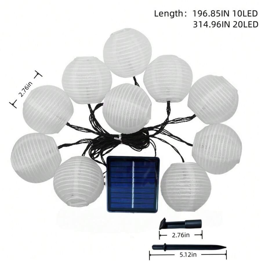 SOLARIA – Solar Powered Outdoor LED String Lights for Garden and Party Decoration