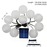 SOLARIA – Solar Powered Outdoor LED String Lights for Garden and Party Decoration
