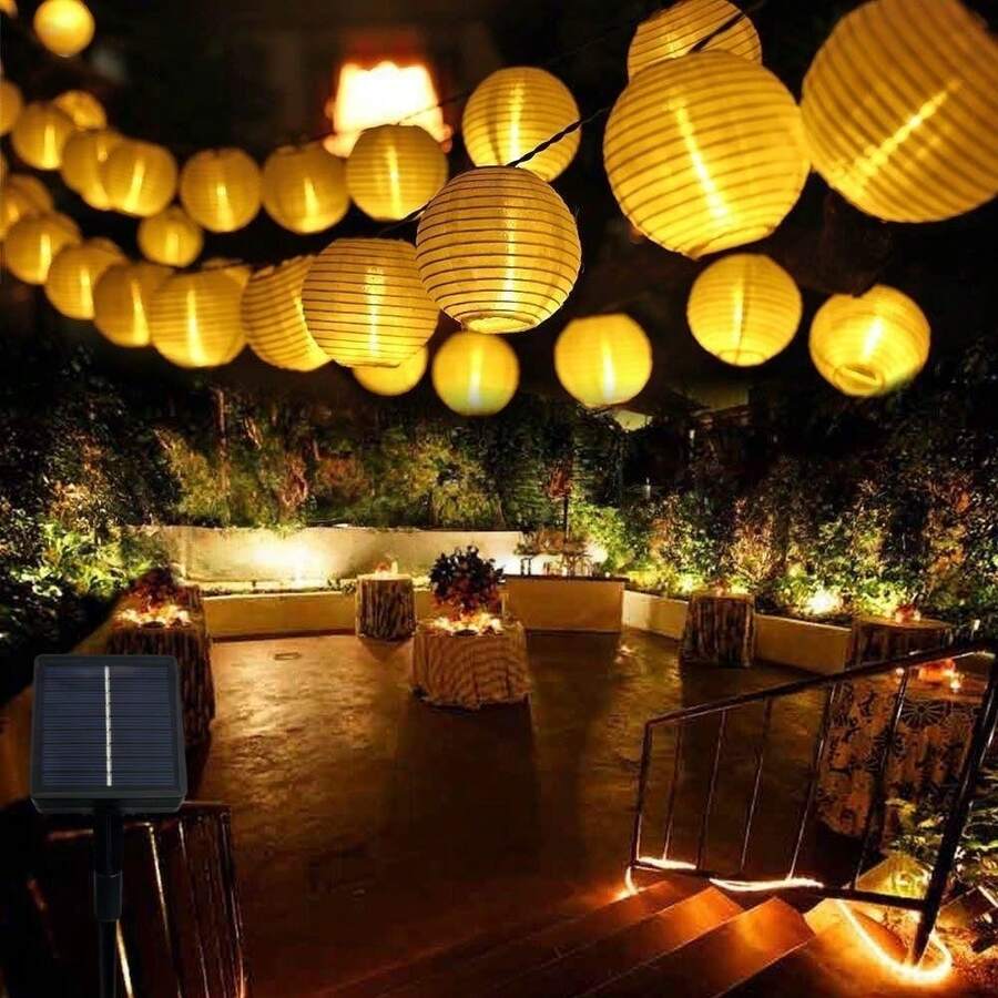 SOLARIA – Solar Powered Outdoor LED String Lights for Garden and Party Decoration