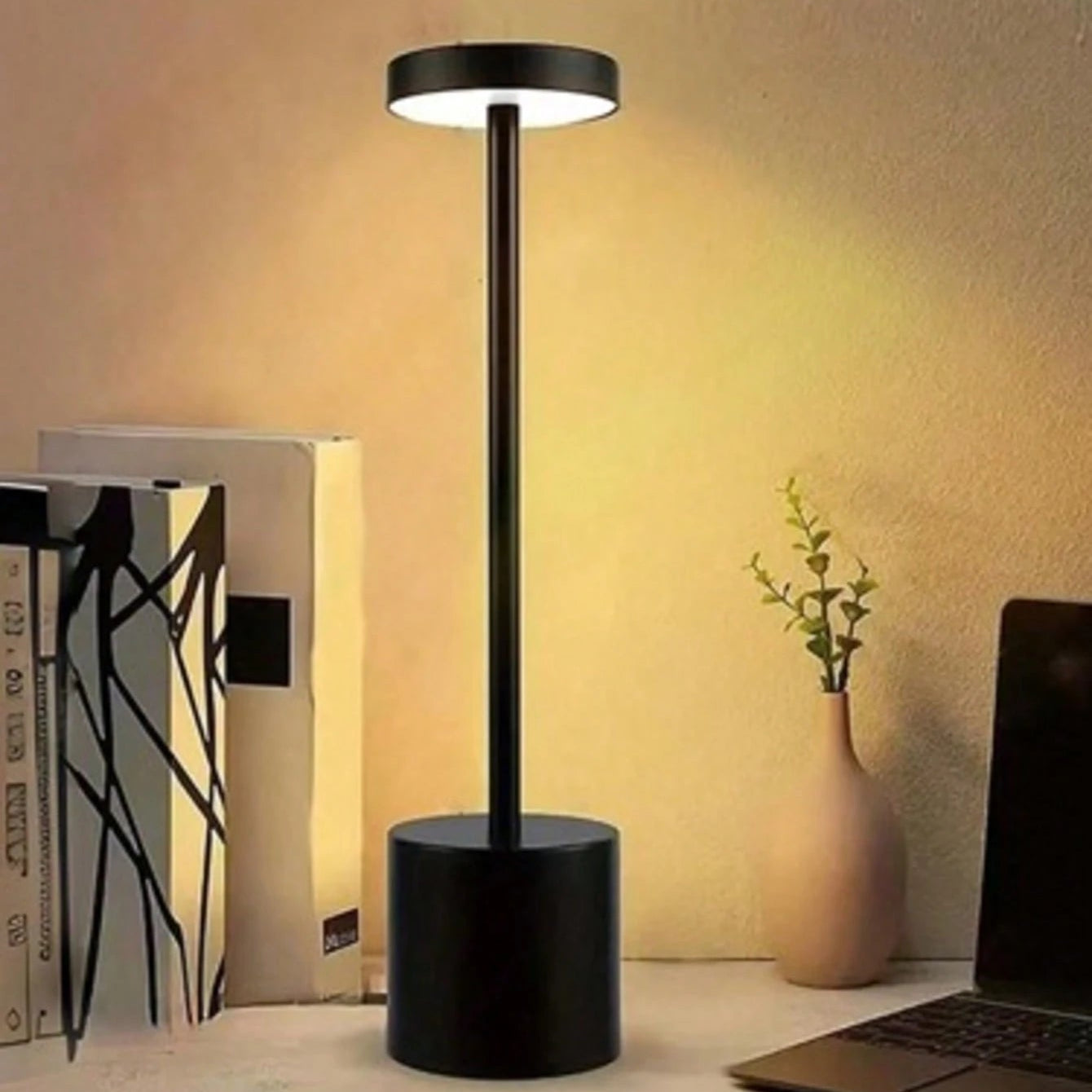 FLARELUX – Portable Dimmable LED Desk Lamp for Ambient Indoor and Outdoor Lighting