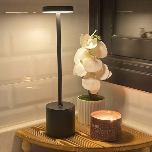 FLARELUX – Portable Dimmable LED Desk Lamp for Ambient Indoor and Outdoor Lighting