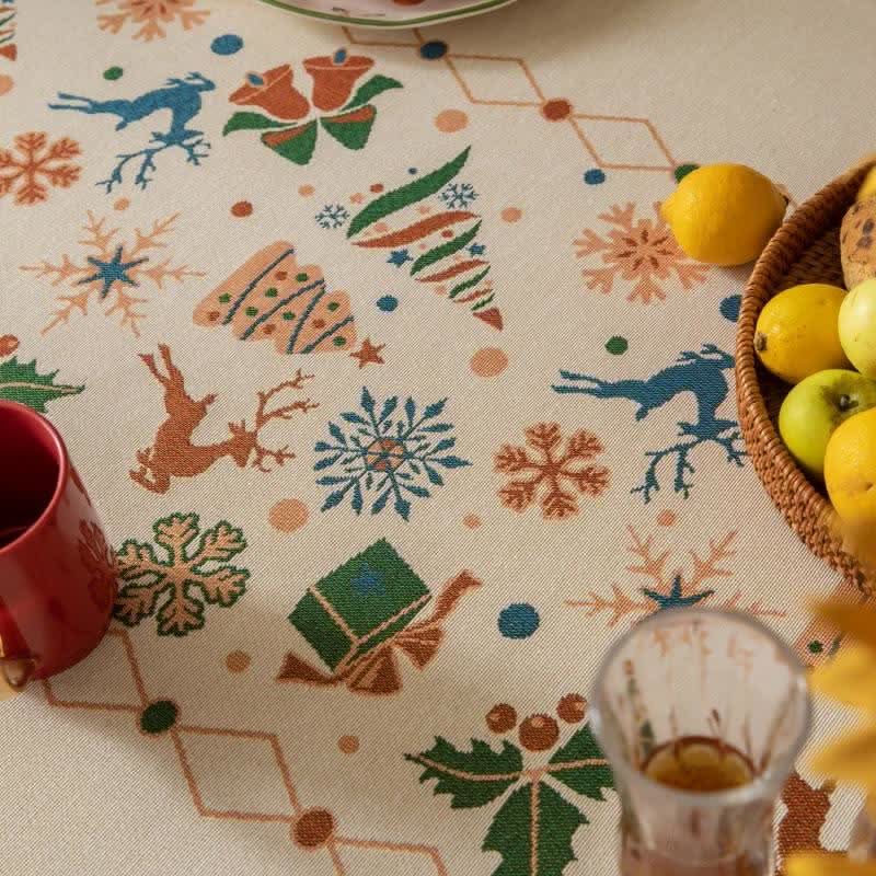 DINECREST – Beige Tablecloth for Sophisticated Festive Tables