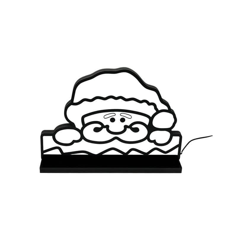 SANTALUME – 3D Santa Face Night Lamp for Soft Holiday Glow