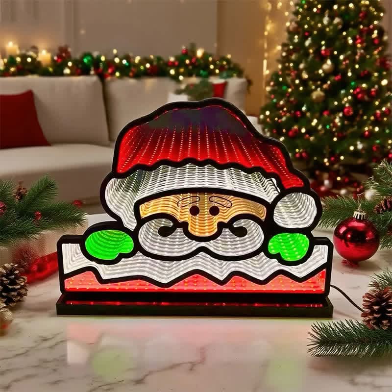 SANTALUME – 3D Santa Face Night Lamp for Soft Holiday Glow