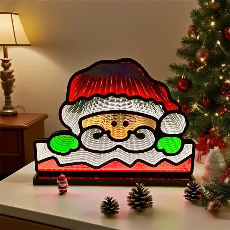 SANTALUME – 3D Santa Face Night Lamp for Soft Holiday Glow